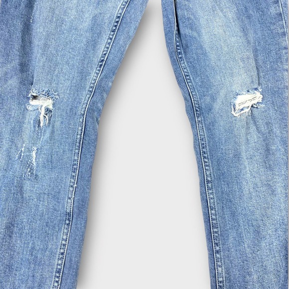 Dear John Womens Jeans 28 Blair’s Straight Distressed Cropped Cuffed Denim - Picture 5 of 12